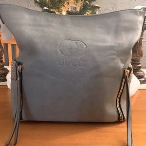 Hot Sky Blue XL Tote!
